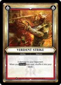 Verdant Strike (Claimed) - Wave 3 - Savagery - Warhammer Age of Sigmar Champions TCG card
