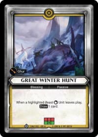 Great Winter Hunt (Unclaimed) - Wave 3 - Savagery - Warhammer Age of Sigmar Champions TCG card