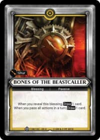 Bones of the Beastcaller (Claimed) - Wave 3 - Savagery - Warhammer Age of Sigmar Champions TCG card