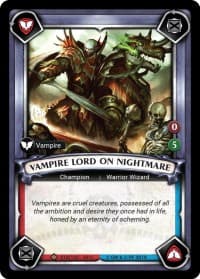 Vampire Lord on Nightmare (Claimed) - Wave 3 - Savagery - Warhammer Age of Sigmar Champions TCG card