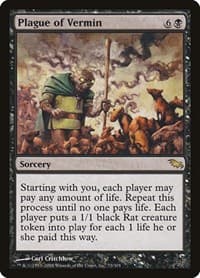 Plague of Vermin - Shadowmoor - Magic: The Gathering card
