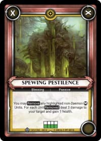 Spewing Pestilence (Claimed) - Wave 3 - Savagery - Warhammer Age of Sigmar Champions TCG card