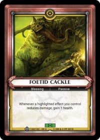 Foetid Cackle (Claimed) - Wave 3 - Savagery - Warhammer Age of Sigmar Champions TCG card