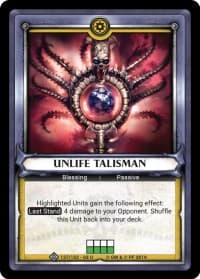Unlife Talisman (Claimed) - Wave 3 - Savagery - Warhammer Age of Sigmar Champions TCG card