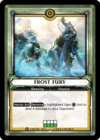 Frost Fury (Unclaimed) - Wave 3 - Savagery - Warhammer Age of Sigmar Champions TCG card