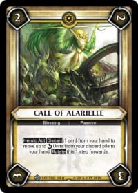 Call of Alarielle (Unclaimed) - Wave 3 - Savagery - Warhammer Age of Sigmar Champions TCG card