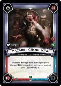 Macabre Ghoul King (Claimed) - Wave 3 - Savagery - Warhammer Age of Sigmar Champions TCG card