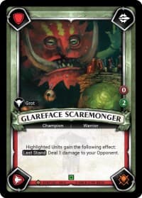 Glareface Scaremonger (Unclaimed) - Wave 3 - Savagery - Warhammer Age of Sigmar Champions TCG card