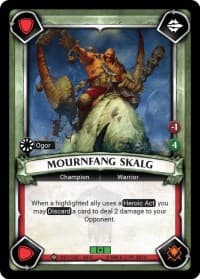 Mournfang Skalg (Claimed) - Wave 3 - Savagery - Warhammer Age of Sigmar Champions TCG card