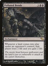 Polluted Bonds - Shadowmoor - Magic: The Gathering card