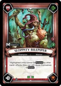 Sloppity Bilepiper (Claimed) - Wave 3 - Savagery - Warhammer Age of Sigmar Champions TCG card