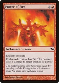 Power of Fire - Shadowmoor - Magic: The Gathering card