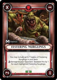 Festering Nurglings (Unclaimed) - Wave 3 - Savagery - Warhammer Age of Sigmar Champions TCG card