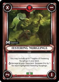 FesteringdNurglings (37d) (Unclaimed) - Wave 3 - Savagery - Warhammer Age of Sigmar Champions TCG card