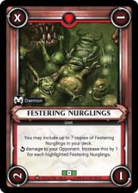 FesteringeNurglings (37e) (Claimed) - Wave 3 - Savagery - Warhammer Age of Sigmar Champions TCG card