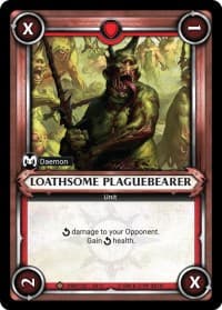 Loathsome Plaguebearer (Claimed) - Wave 3 - Savagery - Warhammer Age of Sigmar Champions TCG card
