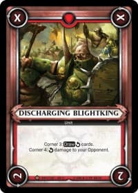Discharging Blightking (Claimed) - Wave 3 - Savagery - Warhammer Age of Sigmar Champions TCG card
