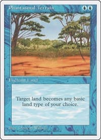 Phantasmal Terrain - Fourth Edition - Magic: The Gathering card