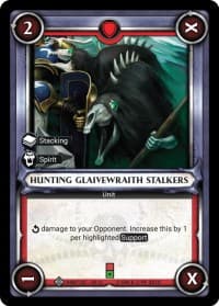 Hunting Glaivewraith Stalkers (Claimed) - Wave 3 - Savagery - Warhammer Age of Sigmar Champions TCG card