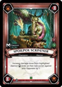 Spoilpox Scrivener (Unclaimed) - Wave 3 - Savagery - Warhammer Age of Sigmar Champions TCG card