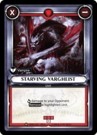 Starving Vargheist (Unclaimed) - Wave 3 - Savagery - Warhammer Age of Sigmar Champions TCG card