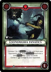 Loonsmasha Fanatics (Unclaimed) - Wave 3 - Savagery - Warhammer Age of Sigmar Champions TCG card