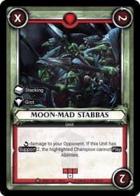 Moon-Mad Stabbas (Unclaimed) - Wave 3 - Savagery - Warhammer Age of Sigmar Champions TCG card