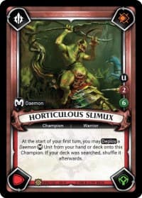 Horticulous Slimux (Claimed) - Wave 3 - Savagery - Warhammer Age of Sigmar Champions TCG card
