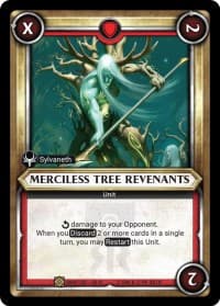 Merciless Tree Revenants (Claimed) - Wave 3 - Savagery - Warhammer Age of Sigmar Champions TCG card