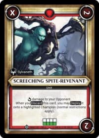 Screeching Spite-Revenant (Claimed) - Wave 3 - Savagery - Warhammer Age of Sigmar Champions TCG card