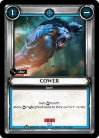 Cower (Claimed) - Wave 3 - Savagery - Warhammer Age of Sigmar Champions TCG card