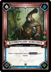 Rotbringers Sorcerer (Claimed) - Wave 3 - Savagery - Warhammer Age of Sigmar Champions TCG card