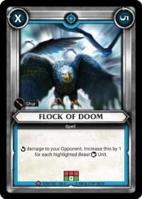 Flock of Doom (Claimed) - Wave 3 - Savagery - Warhammer Age of Sigmar Champions TCG card