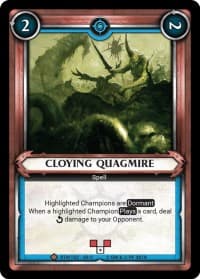 Cloying Quagmire (Claimed) - Wave 3 - Savagery - Warhammer Age of Sigmar Champions TCG card