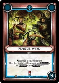 Plague Wind (Unclaimed) - Wave 3 - Savagery - Warhammer Age of Sigmar Champions TCG card
