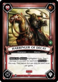 Harbinger of Decay (Claimed) - Wave 3 - Savagery - Warhammer Age of Sigmar Champions TCG card