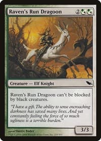 Raven's Run Dragoon - Shadowmoor - Magic: The Gathering card