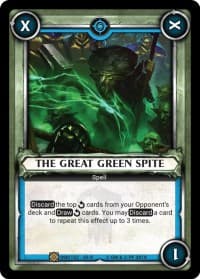 The Great Green Spite (Claimed) - Wave 3 - Savagery - Warhammer Age of Sigmar Champions TCG card