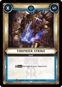 Thunder Strike (Claimed) - Wave 3 - Savagery - Warhammer Age of Sigmar Champions TCG card