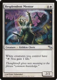 Resplendent Mentor - Shadowmoor - Magic: The Gathering card
