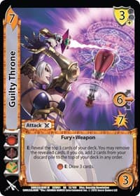 Guilty Throne - SoulCalibur VI - UniVersus card