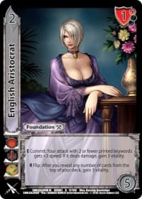 English Aristocrat - SoulCalibur VI - UniVersus card