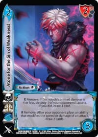Atone for the Sin of Weakness! - SoulCalibur VI - UniVersus card