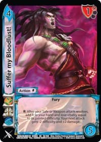 Suffer my Bloodlust - SoulCalibur VI - UniVersus card