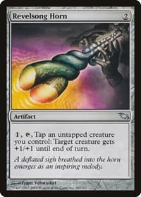 Revelsong Horn - Shadowmoor - Magic: The Gathering card