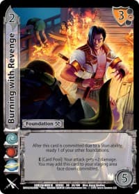 Burning with Revenge - SoulCalibur VI - UniVersus card