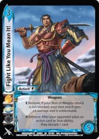 Fight Like You Mean It! - SoulCalibur VI - UniVersus card