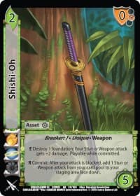 Shishi-Oh - SoulCalibur VI - UniVersus card