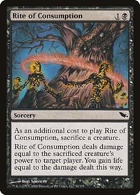 Rite of Consumption - Shadowmoor - Magic: The Gathering card