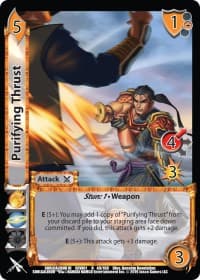 Purifying Thrust - SoulCalibur VI - UniVersus card